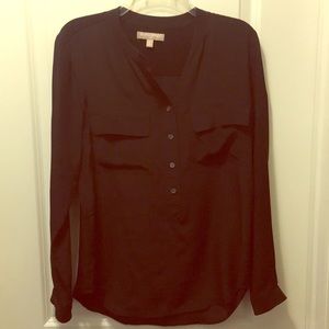 Black Silk Blouse